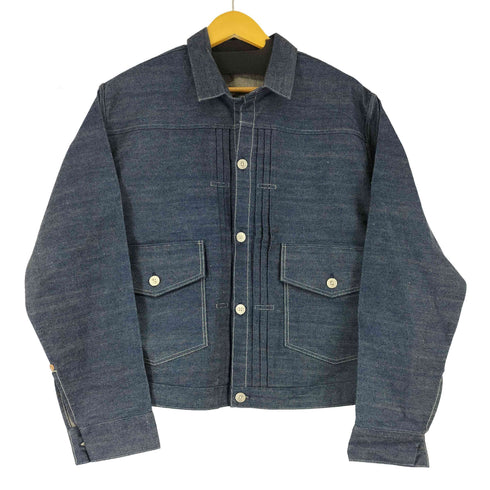 リーバイスヴィンテージクロージング Levis Vintage Clothing 1879 プリーツブラウス ORGANIC リジッド デニムジャケット メンズ JPN:M