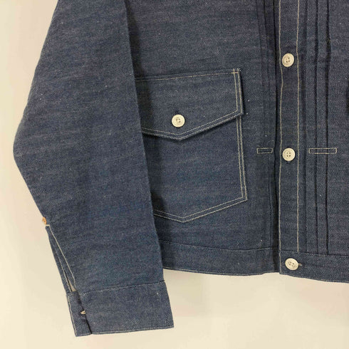 リーバイスヴィンテージクロージング Levis Vintage Clothing 1879 プリーツブラウス ORGANIC リジッド デニムジャケット メンズ JPN:M