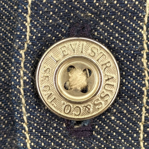 リーバイスヴィンテージクロージング Levis Vintage Clothing 1879 プリーツブラウス ORGANIC リジッド デニムジャケット メンズ JPN:M