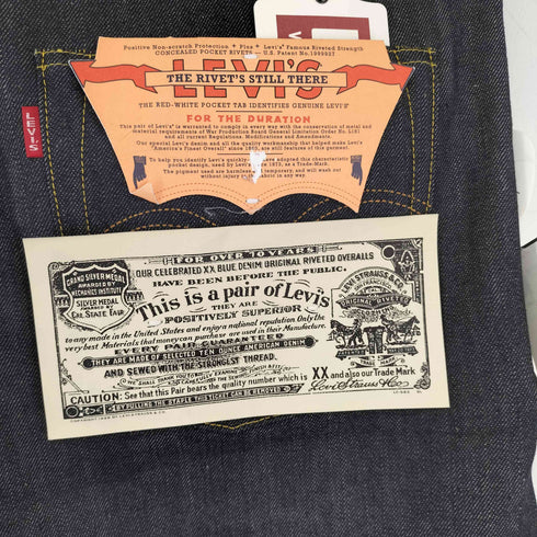 リーバイスヴィンテージクロージング Levis Vintage Clothing S501XX 1944モデル 大戦モデル オーガニックリジッド メンズ 36×34