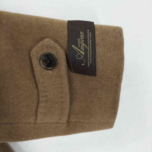 BUSINESS EXPERT アンゴラステンカラーコート ANGOLA&WOOL メンズ LL