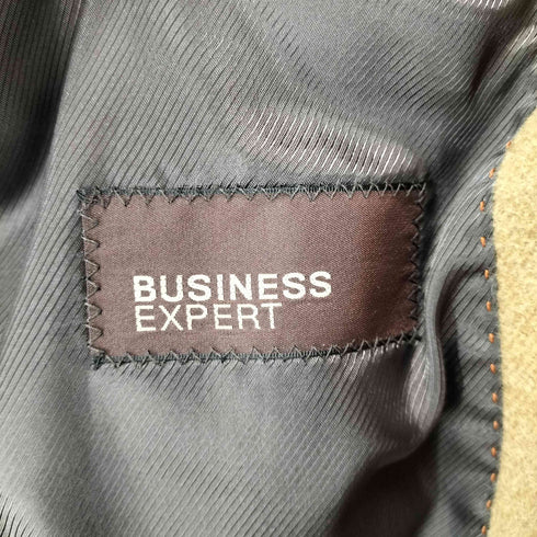 BUSINESS EXPERT アンゴラステンカラーコート ANGOLA&WOOL メンズ LL