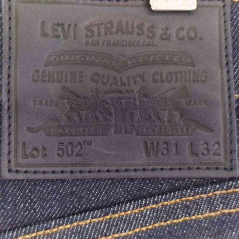 リーバイスヴィンテージクロージング Levis Vintage Clothing BLUETAB 502 テーパードジーンズ リンス MADE OF JAPAN メンズ 31×32
