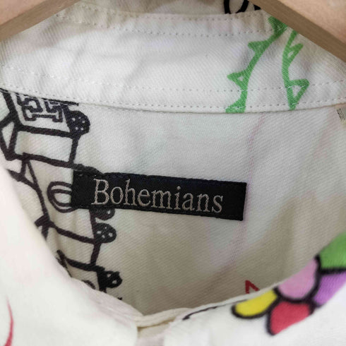 ボヘミアンズ BOHEMIANS おばけ 落書き イラスト 半袖シャツ メンズ 2