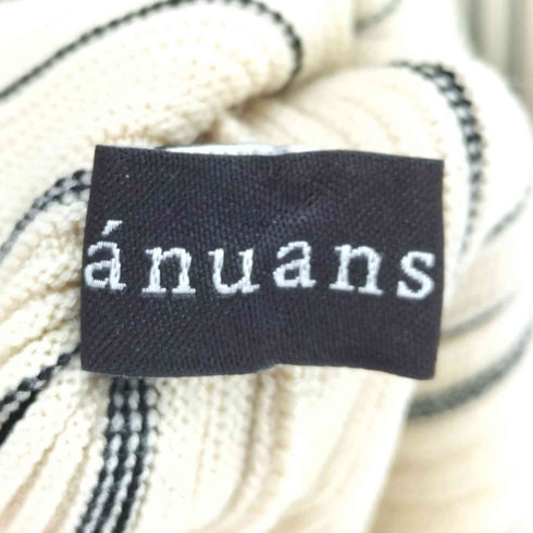 アニュアンス anuans ノースリーブニット レディース