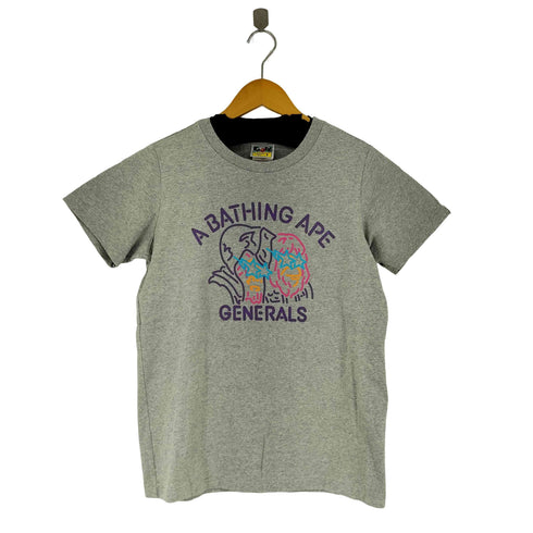 アベイシングエイプ A BATHING APE プリントクルーネックTシャツ レディース JPN:S