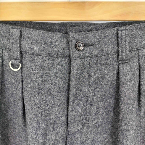 ユニフォームエクスペリメント uniform experiment BACK ZIP PANTS ウール ボンテージパンツ メンズ JPN:1