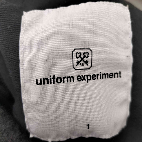 ユニフォームエクスペリメント uniform experiment BACK ZIP PANTS ウール ボンテージパンツ メンズ JPN:1