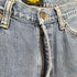 ラングラー Wrangler 革パッチ ストレート デニム パンツ メンズ 32