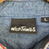 ワイルドシングス WILD THINGS エスニックボーダーシャツ メンズ L