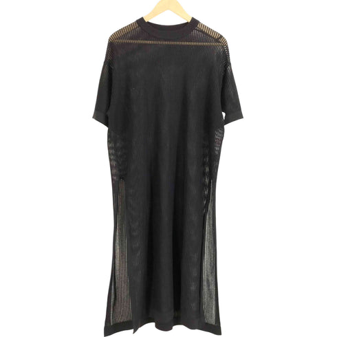 ビューティーアンドユースユナイテッドアローズ BEAUTY & YOUTH UNITED ARROWS 22SS レーヨンブレンド メッシュ Tシャツ ワンピース ウォッシャブル レディース FREE