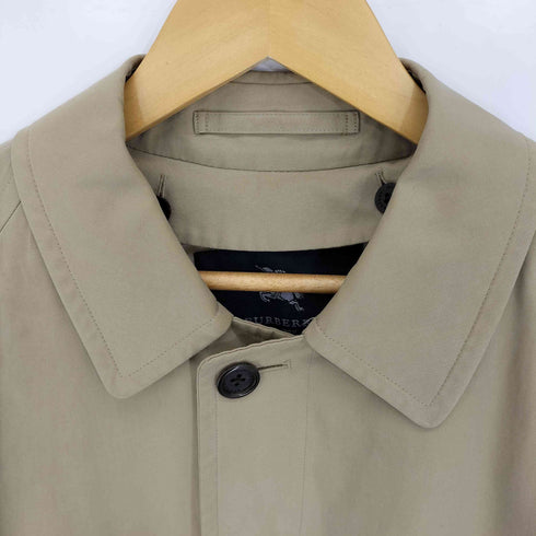 バーバリーロンドン BURBERRY LONDON 裏地ノバチェックライナー カシミヤ混 ラムウールステンカラーコート メンズ
