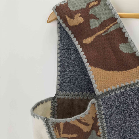コトハヨコザワ kotohayokozawa Face Panel Knit レディース