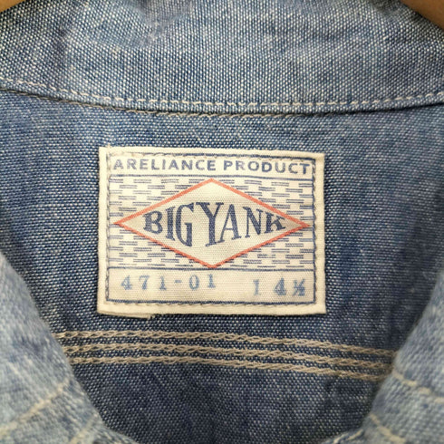 ビッグヤンク BIG YANK Chambray Work Shirt メンズ 14 1/2