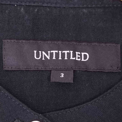 アンタイトル UNTITLED 洗える トリアセワッシャークロスワンピース レディース FREE