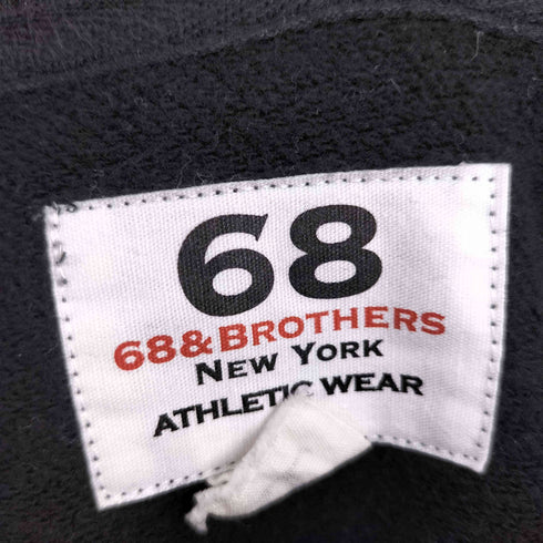 シックスティエイトアンドブラザーズ 68&BROTHERS フロントロゴ刺繍 クルーネックスウェット メンズ JPN:XL