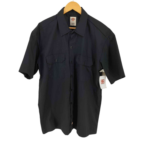 ディッキーズ Dickies コットンポリ ワークシャツ メンズ import:L