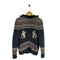 ヒステリックグラマー HYSTERIC GLAMOUR スカンクジャガードニットパーカー メンズ JPN:S