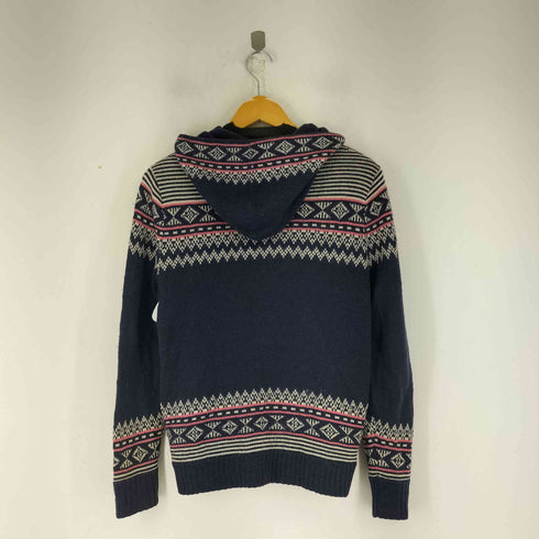 ヒステリックグラマー HYSTERIC GLAMOUR スカンクジャガードニットパーカー メンズ JPN:S