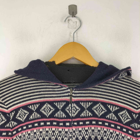 ヒステリックグラマー HYSTERIC GLAMOUR スカンクジャガードニットパーカー メンズ JPN:S