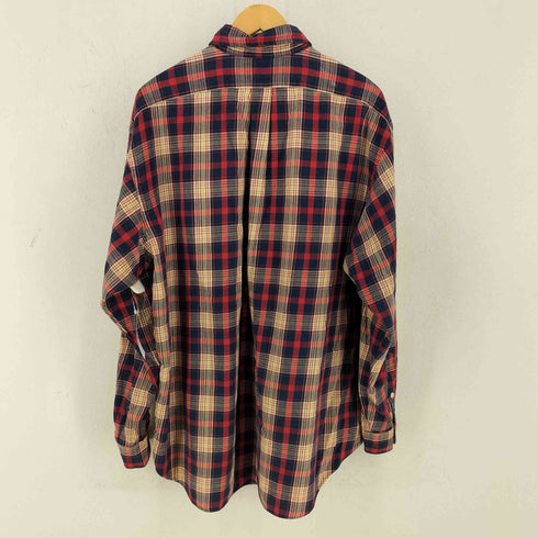 ラルフローレン RALPH LAUREN 90-00s BLAIRE スモールポニー刺繍 BDチェックネルシャツ メンズ import:XL