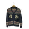 ヒステリックグラマー HYSTERIC GLAMOUR スカンクジャガードカーディガン メンズ JPN:S