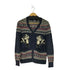ヒステリックグラマー HYSTERIC GLAMOUR スカンクジャガードカーディガン メンズ JPN:S