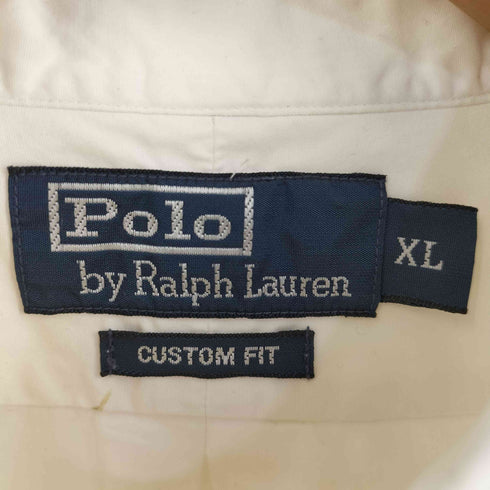 ポロバイラルフローレン Polo by RALPH LAUREN 90-00s CUSTOM FIT スモールポニー刺繍 BDシャツ メンズ import:XL