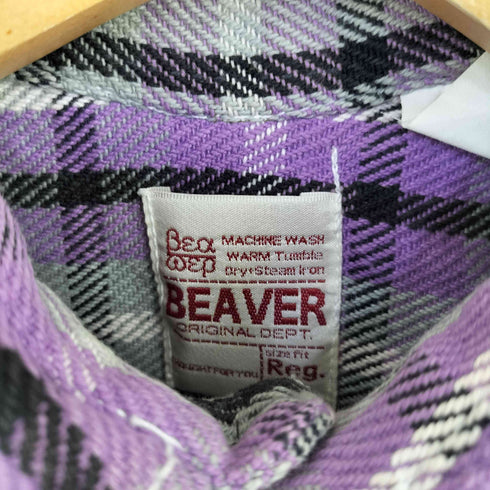 ビーバー Beaver ヘビーウェイト ネルシャツ メンズ L