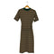 ザラ ZARA ベルテッド ダイヤモンド ニットドレス ワンピース レディース import:S