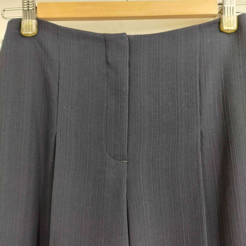 セオリー theory 22SS Admiral Stripe Wide PLT Pant B アドミラル ストライプ ワイドパンツ レディース XXO