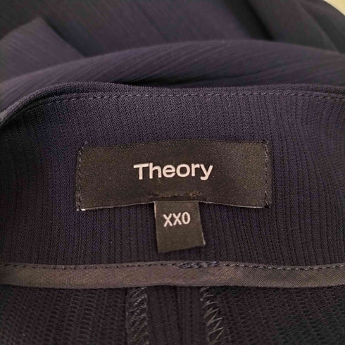 セオリー theory 22SS Admiral Stripe Wide PLT Pant B アドミラル ストライプ ワイドパンツ レディース XXO