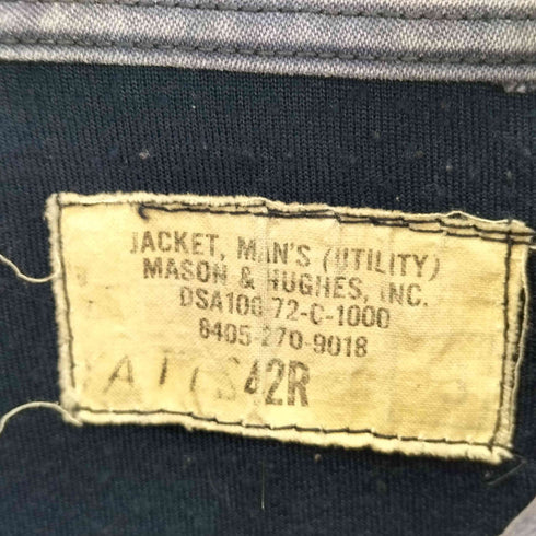 ユーエスネイビー U.S.NAVY 72年 UTILITY JACKET ユーティリティジャケット メンズ 42R