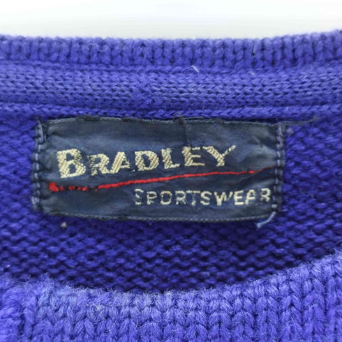 bradley 60S~ OLD W レタードニット メンズ