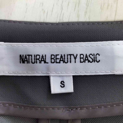 ナチュラルビューティーベーシック NATURAL BEAUTY BASIC 洗える ポリエステル ドビー ジャケット レディース JPN:S
