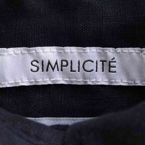 シンプリシテェ SIMPLICITE フレンチリネンレギュラーシャツ レディース