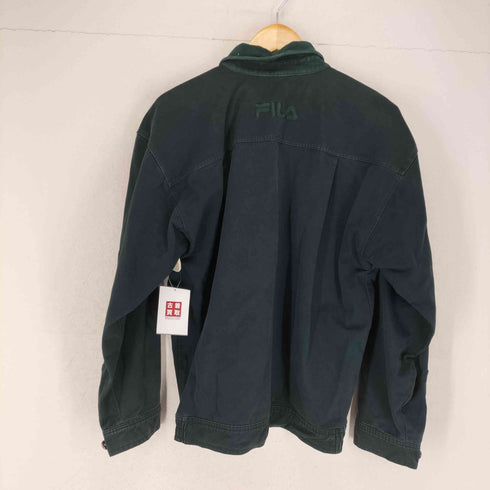 フィラ FILA 襟コーデュロイトラッカージャケット メンズ M