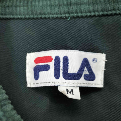 フィラ FILA 襟コーデュロイトラッカージャケット メンズ M