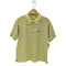 アイゾッドラコステ IZOD LACOSTE 70S 糸巻きタグ ボーダー柄鹿の子ポロシャツ メンズ JPN:L
