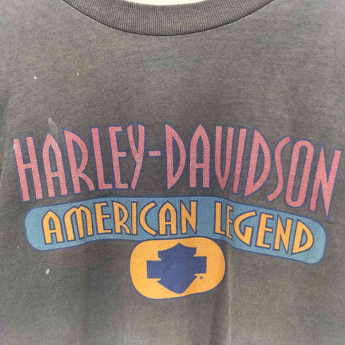 ハーレーダビッドソン HARLEY-DAVIDSON 90S シングルステッチ 両面プリント Tシャツ メンズ