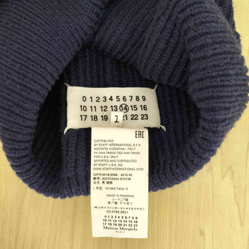 メゾンマルジェラ Maison Margiela 16AW 14 ウールニットキャップ ビーニー メンズ
