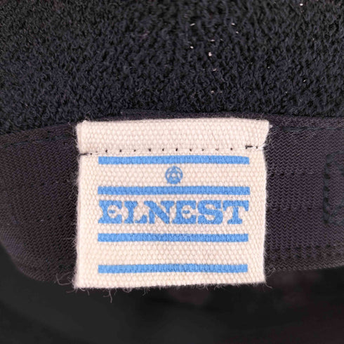 エルネスト ELNEST ロゴ刺繍 バケットハット メンズ