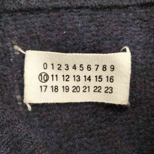 メゾンマルタンマルジェラ Maison Martin Margiela 00s ここのえ別タグ バイカラーラムウール ラグランニットセーター メンズ M