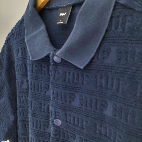 ハフ HUF 23SS JACQUARD PILE SHIRT ジャガード パイル シャツ メンズ JPN:L
