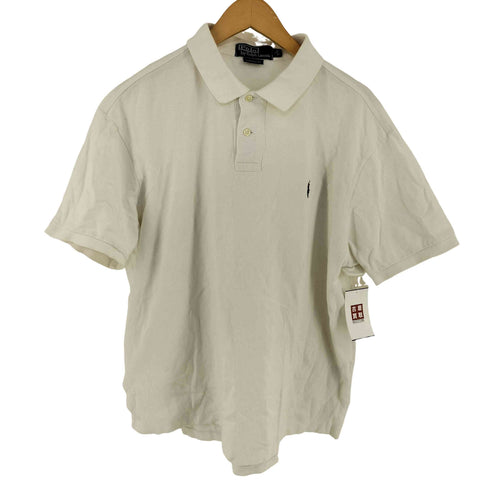 ポロバイラルフローレン Polo by RALPH LAUREN 90-00s CUSTOM FIT スモールポニー刺繍 ポロシャツ メンズ import:XL