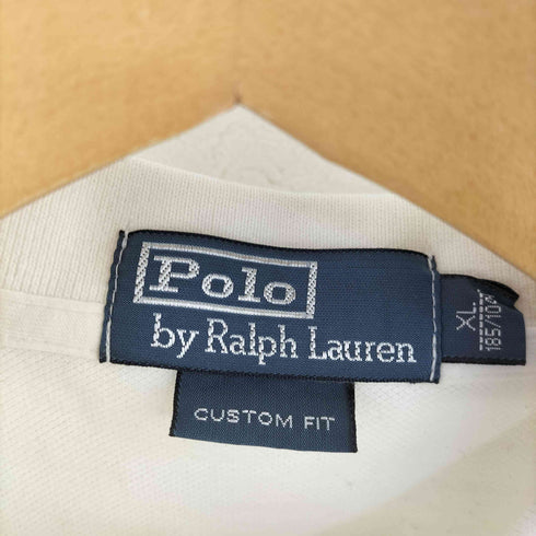 ポロバイラルフローレン Polo by RALPH LAUREN 90-00s CUSTOM FIT スモールポニー刺繍 ポロシャツ メンズ import:XL