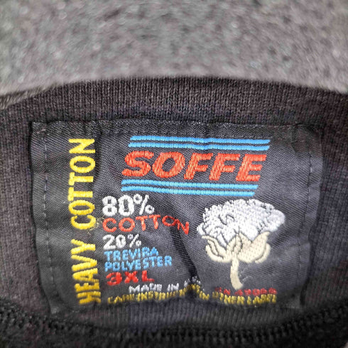 ソフィー SOFFE 90s MADE IN USA フロント刺繍 前ガゼットスウェット BIOTAL メンズ 3XL