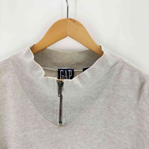 ギャップ Gap OLD USA製 ハーフジップ コットンプルオーバー メンズ