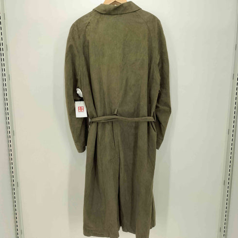 コムサデモードメン COMME CA DU MODE MEN 90S フェイクレザー ダブルトレンチコート メンズ