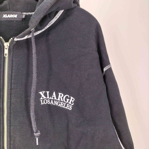 エクストララージ XLARGE 23AW CONTRAST STITCH ZIP HOODED SWEATSHIRT コントラスト ステッチ ジップ フーディー スウェット パーカー メンズ JPN:L